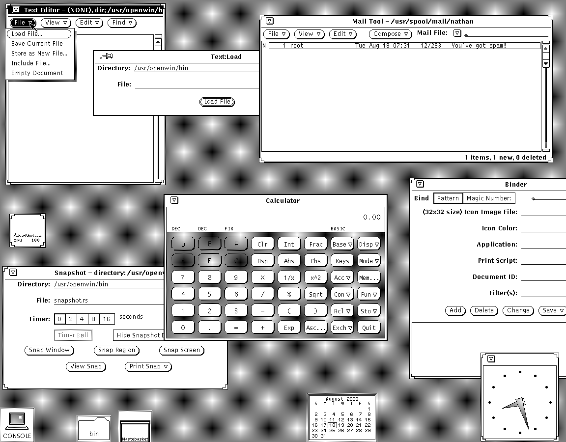 OpenWindows Desktop